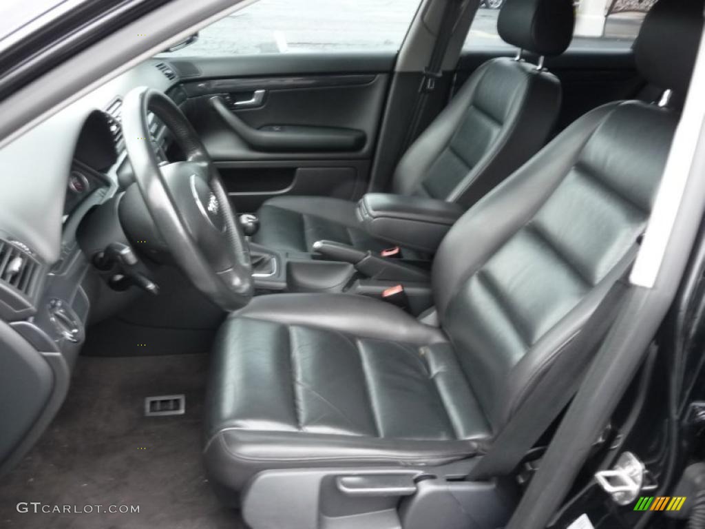 Ebony Interior 2003 Audi A4 1 8t Quattro Sedan Photo