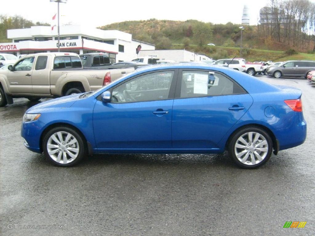 Corsa Blue 2010 Kia Forte SX Exterior Photo #39357284