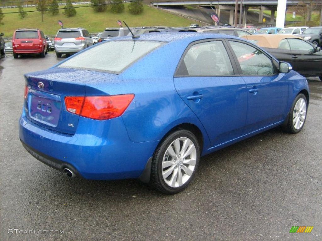 Corsa Blue 2010 Kia Forte SX Exterior Photo #39357336