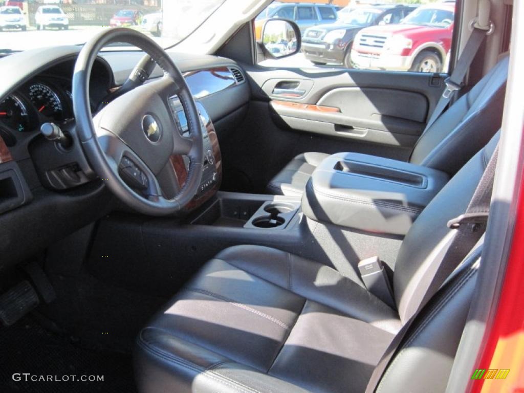 Ebony Interior 2009 Chevrolet Avalanche LT Photo #39357364