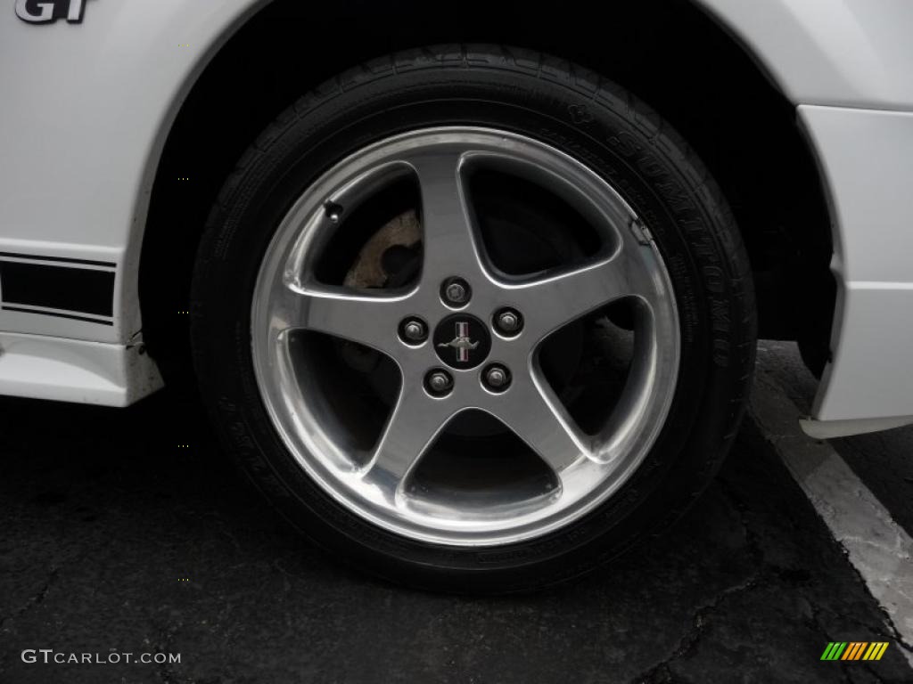 2003 Mustang GT Coupe - Oxford White / Dark Charcoal photo #10