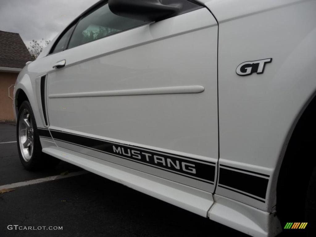 2003 Mustang GT Coupe - Oxford White / Dark Charcoal photo #11