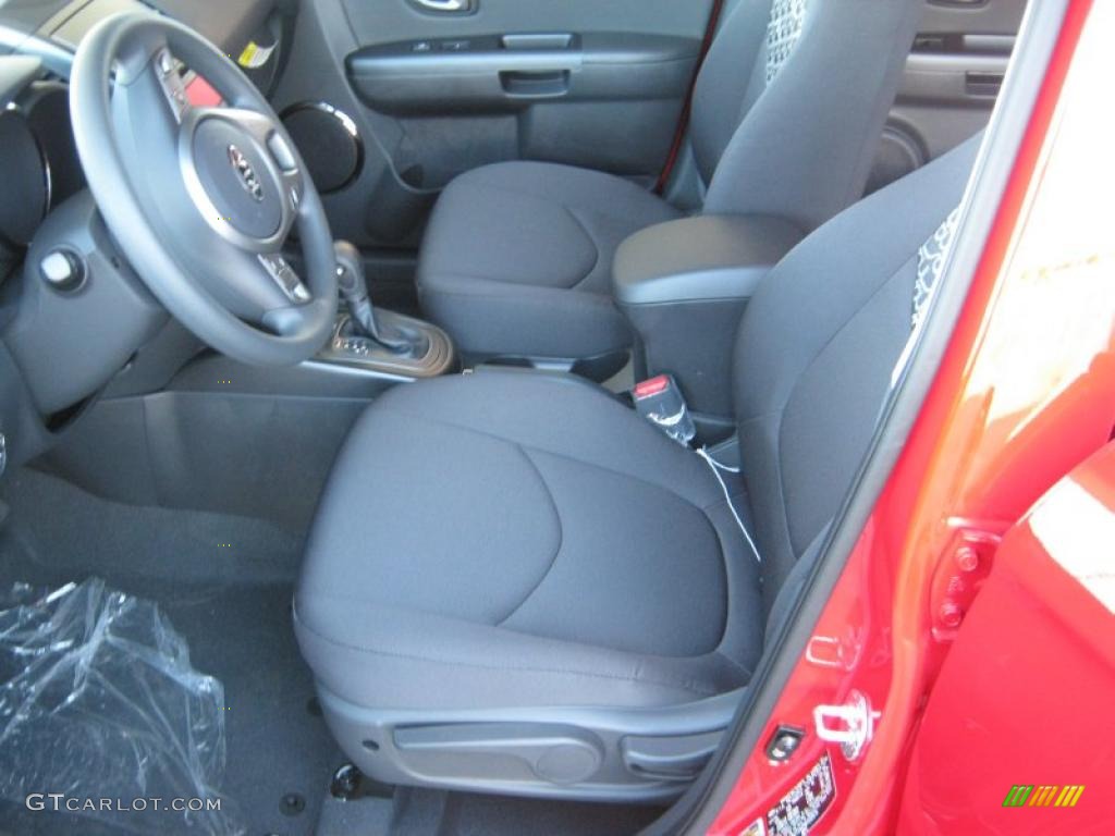 Black Soul Logo Cloth Interior 2011 Kia Soul + Photo #39358096