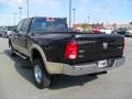 2011 Brilliant Black Crystal Pearl Dodge Ram 3500 HD Laramie Crew Cab 4x4 Dually  photo #2