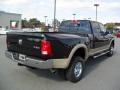 2011 Brilliant Black Crystal Pearl Dodge Ram 3500 HD Laramie Crew Cab 4x4 Dually  photo #4