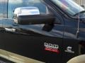 2011 Brilliant Black Crystal Pearl Dodge Ram 3500 HD Laramie Crew Cab 4x4 Dually  photo #28