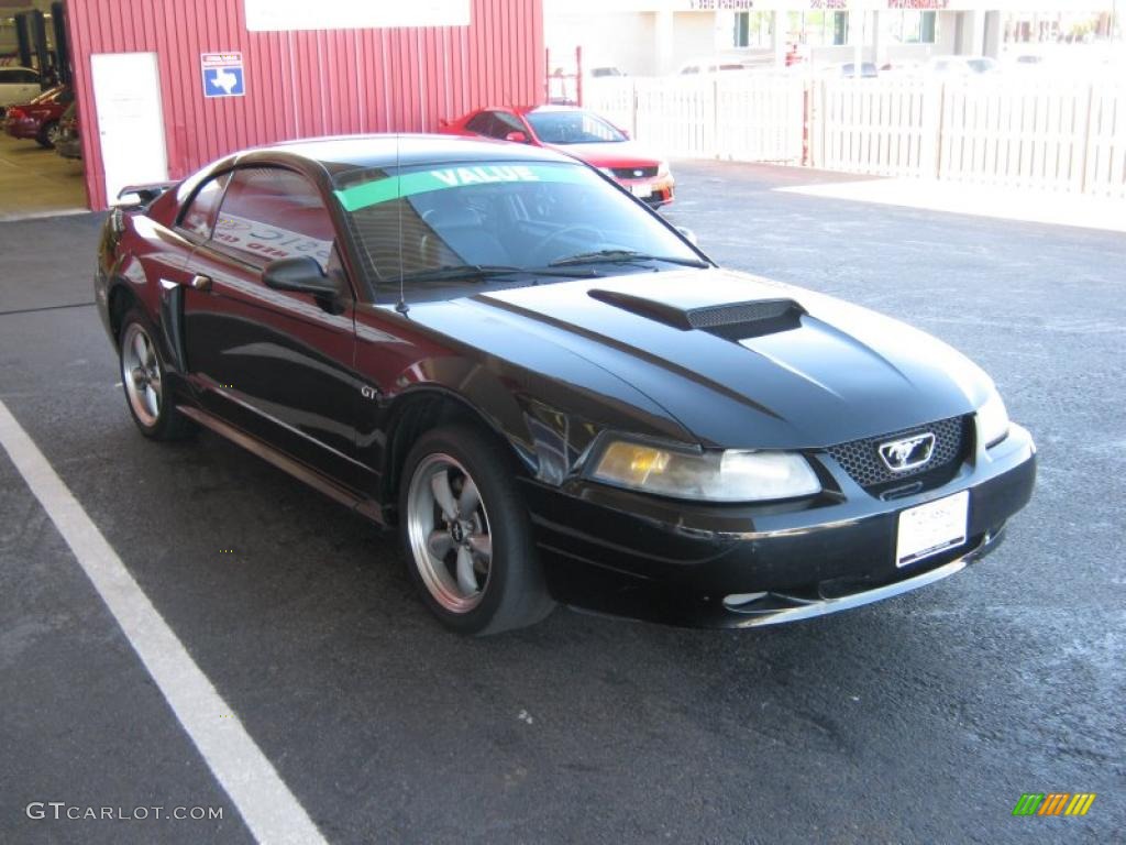 2002 Mustang GT Coupe - Black / Dark Charcoal photo #7