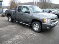 2011 Steel Green Metallic Chevrolet Silverado 1500 LT Extended Cab 4x4  photo #8