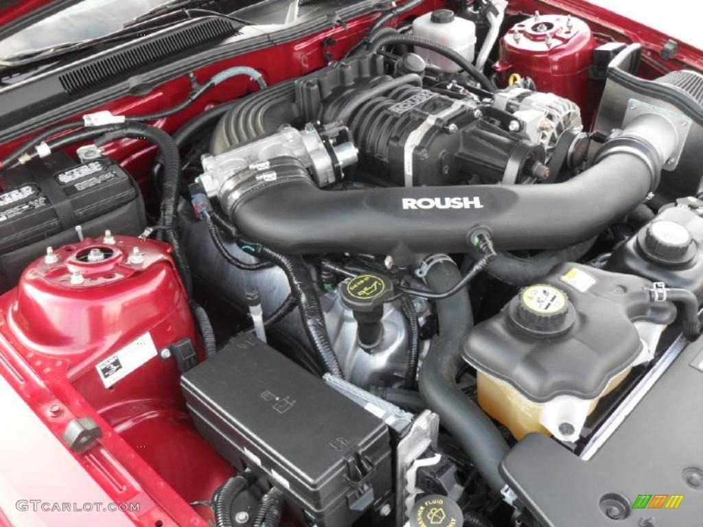 2008 Ford Mustang Roush 427R Coupe Engine Photos