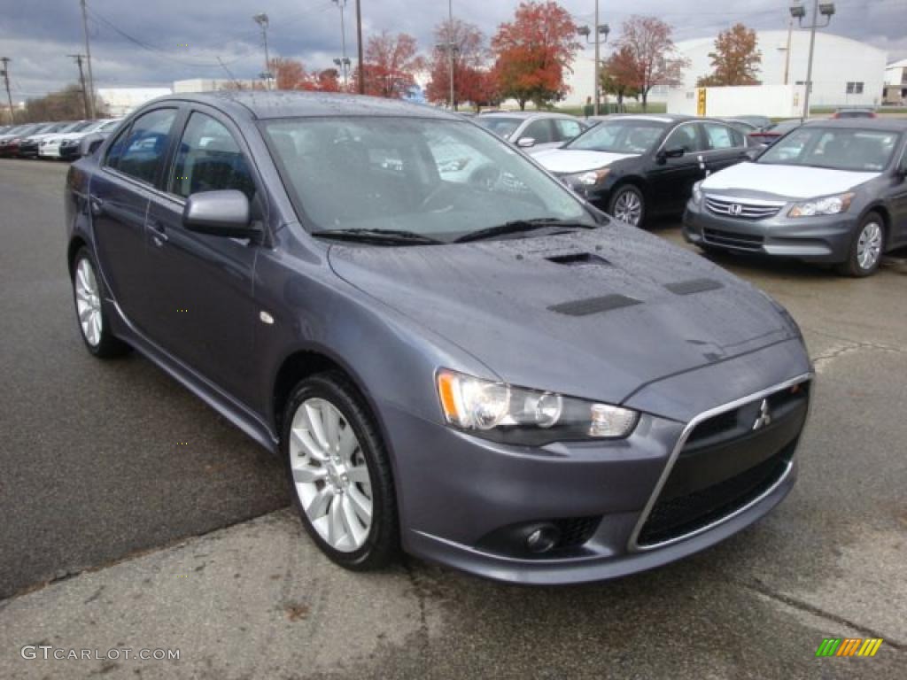 Graphite Gray Pearl 2009 Mitsubishi Lancer RALLIART Exterior Photo #39362256