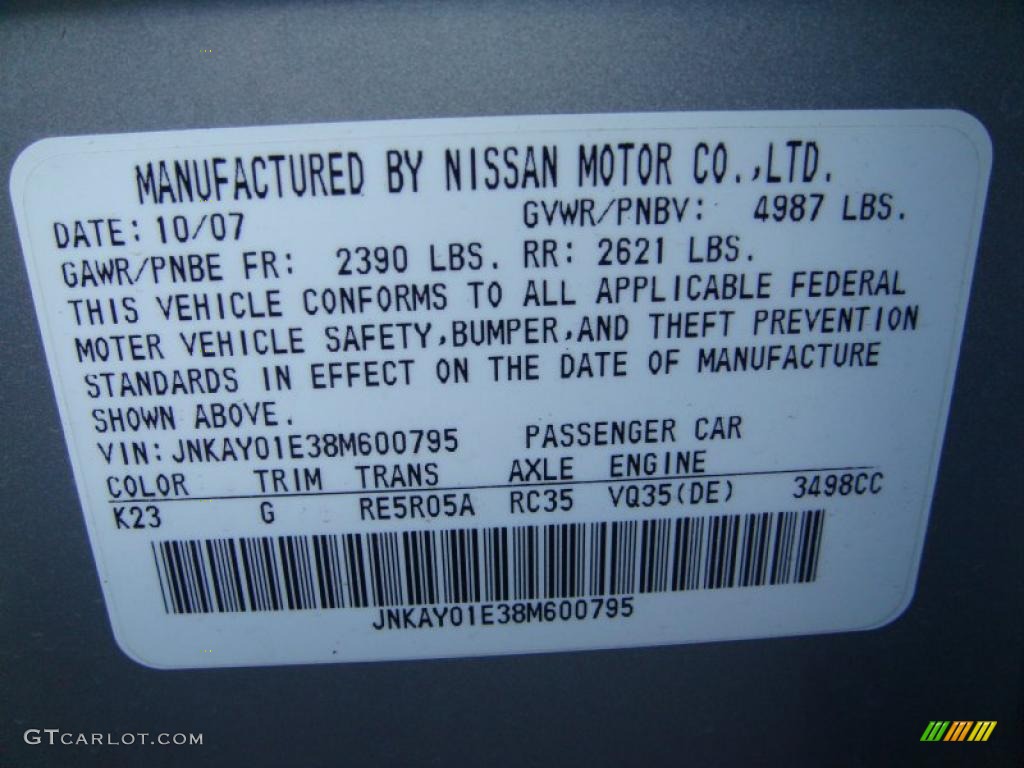 2008 M 35 Sedan - Liquid Platinum Metallic / Graphite photo #31