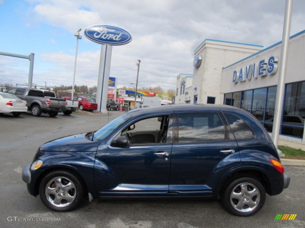 2002 PT Cruiser Limited - Patriot Blue Pearlcoat / Gray photo #2