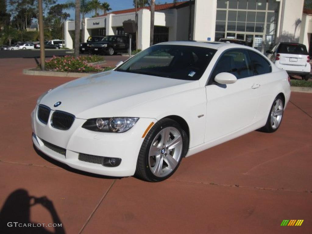 2007 3 Series 335i Coupe - Alpine White / Black Dakota Leather photo #1