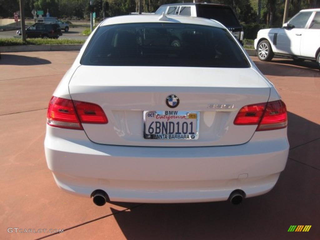 2007 3 Series 335i Coupe - Alpine White / Black Dakota Leather photo #4