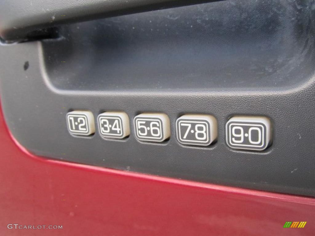 2005 F150 XLT Regular Cab 4x4 - Dark Toreador Red Metallic / Tan photo #14
