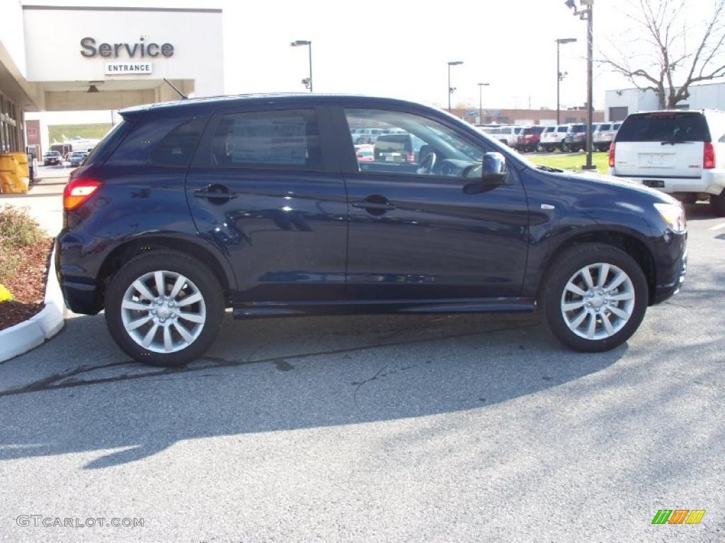 2011 Outlander Sport SE - Cosmic Blue Metallic / Black photo #5