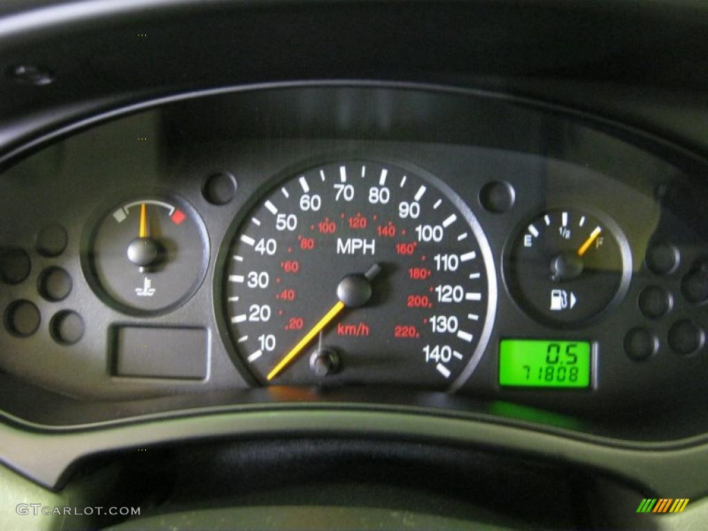 2004 Ford Focus ZTS Sedan Gauges Photo #39365744