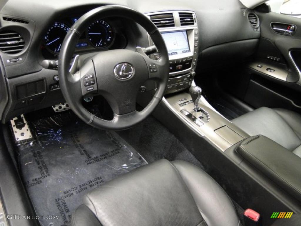 Black Interior 2007 Lexus IS 350 Photo #39367328