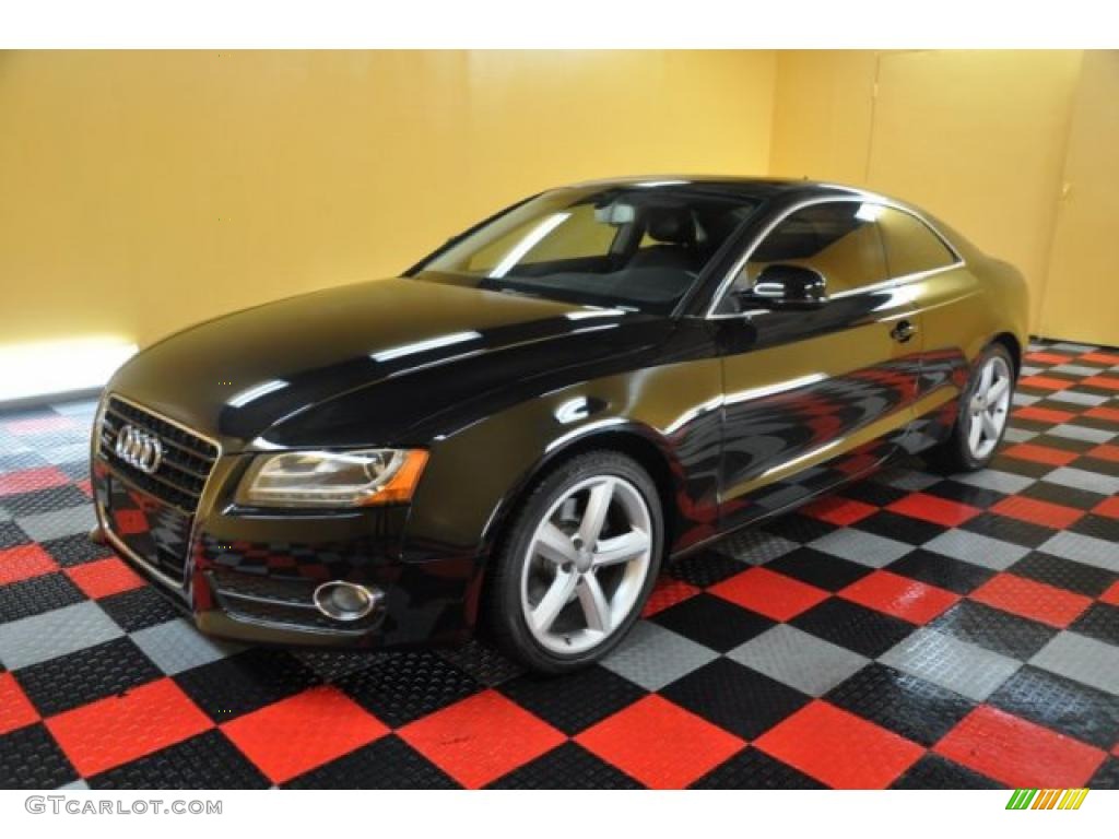 Brilliant Black 2009 Audi A5 3.2 quattro Coupe Exterior Photo #39367810