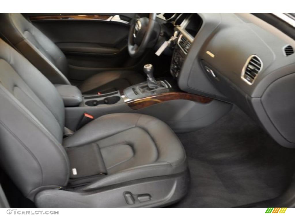 Black Interior 2009 Audi A5 3.2 quattro Coupe Photo #39367967