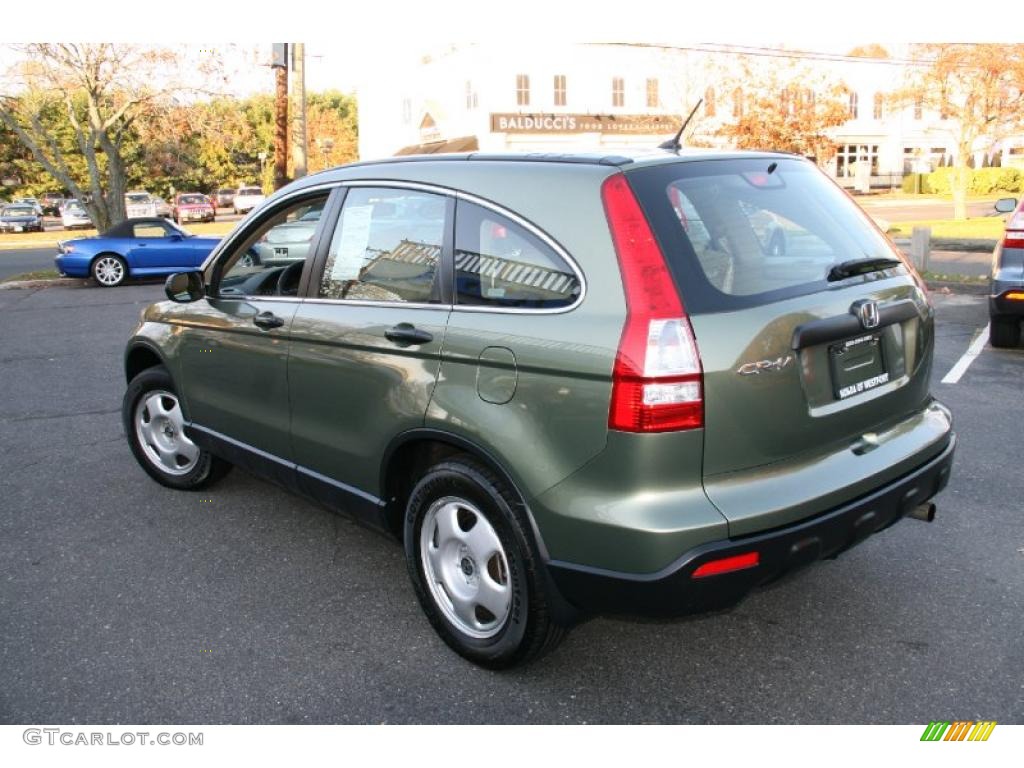 Green Tea Metallic 2008 Honda CR-V LX 4WD Exterior Photo #39370324