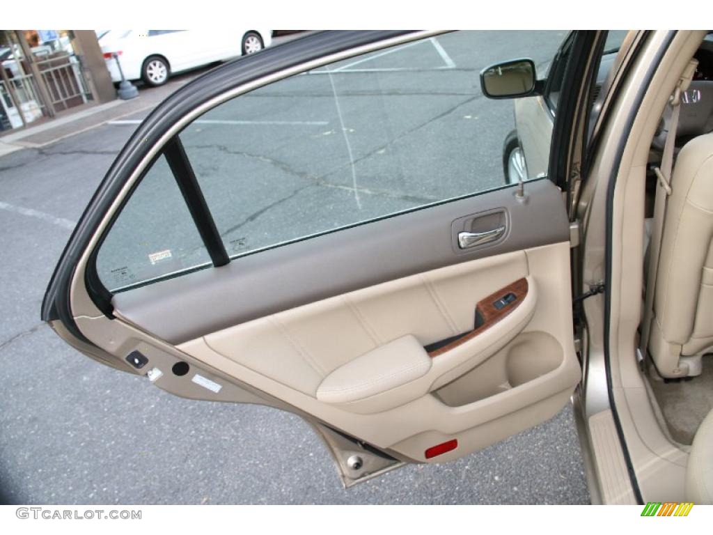 2006 Accord EX-L Sedan - Desert Mist Metallic / Ivory photo #14