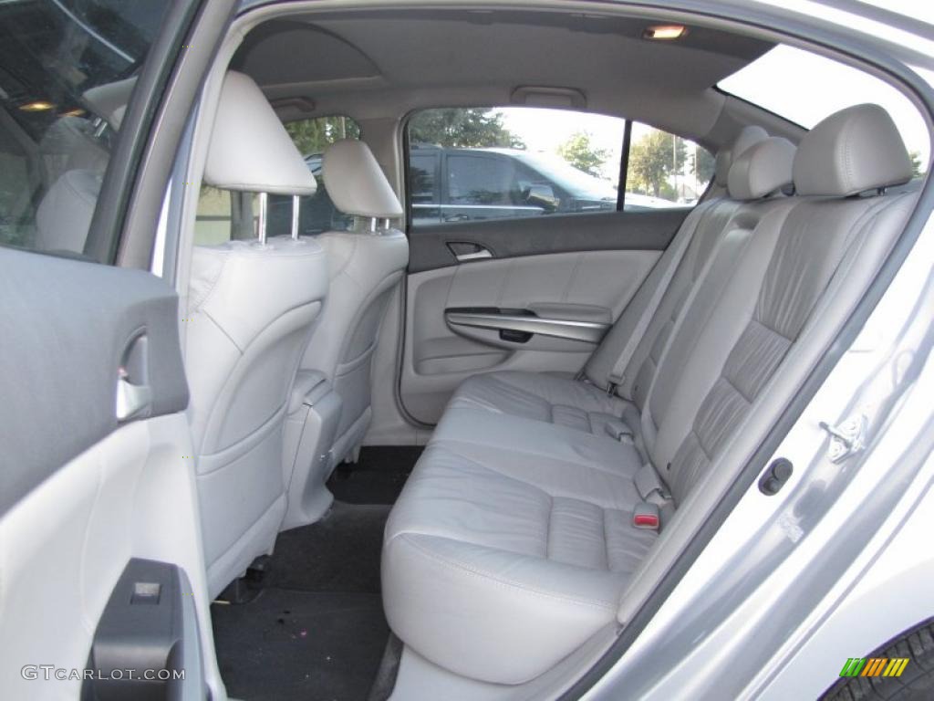 Gray Interior 2009 Honda Accord EX-L V6 Sedan Photo #39372866