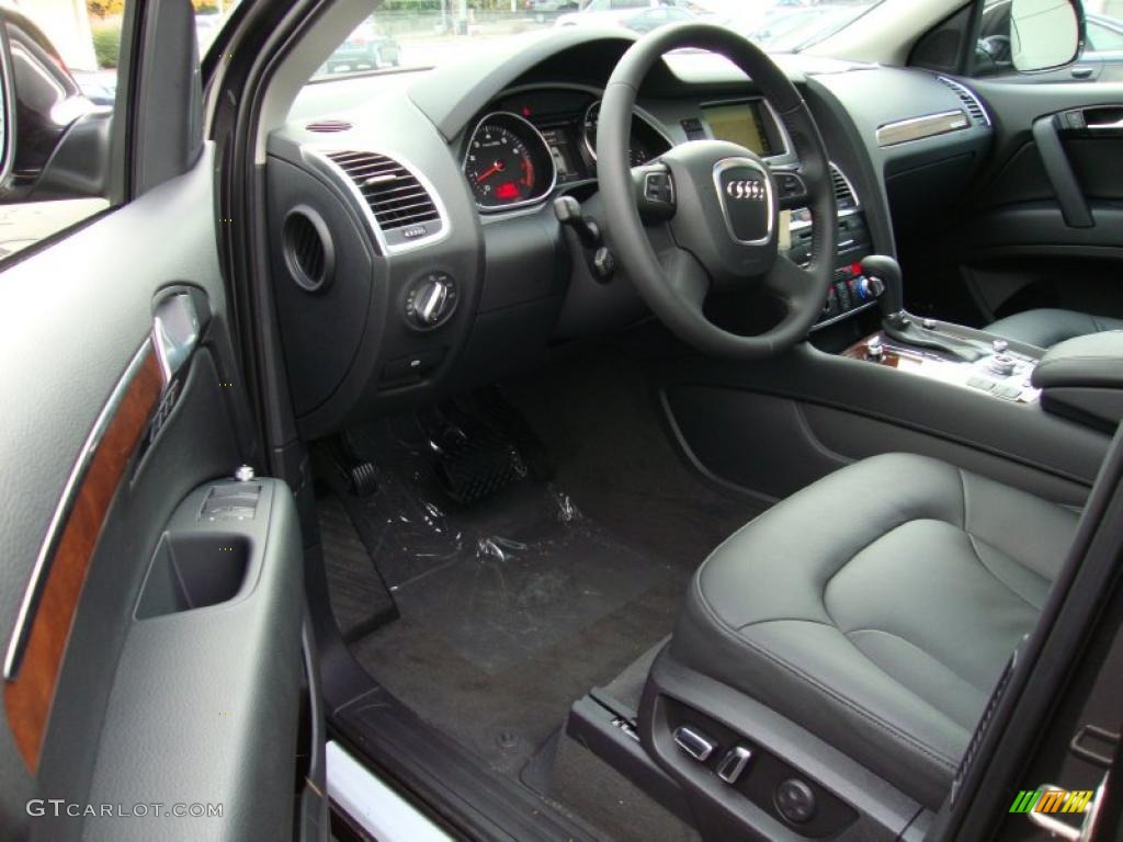 Black Interior 2011 Audi Q7 3.0 TFSI quattro Photo #39372980