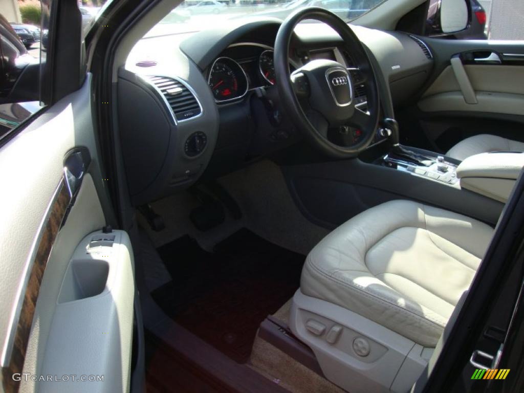 Limestone Grey Interior 2007 Audi Q7 4.2 Premium quattro Photo #39373570