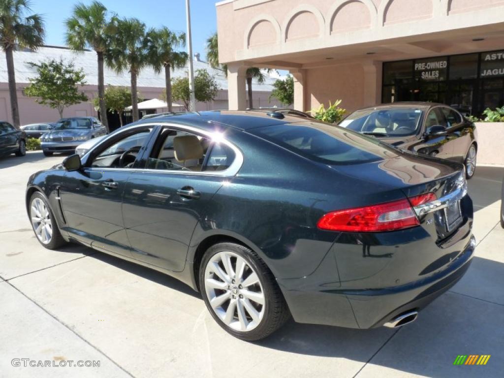 Botanical Green Metallic 2010 Jaguar XF Premium Sport Sedan Exterior Photo #39374110