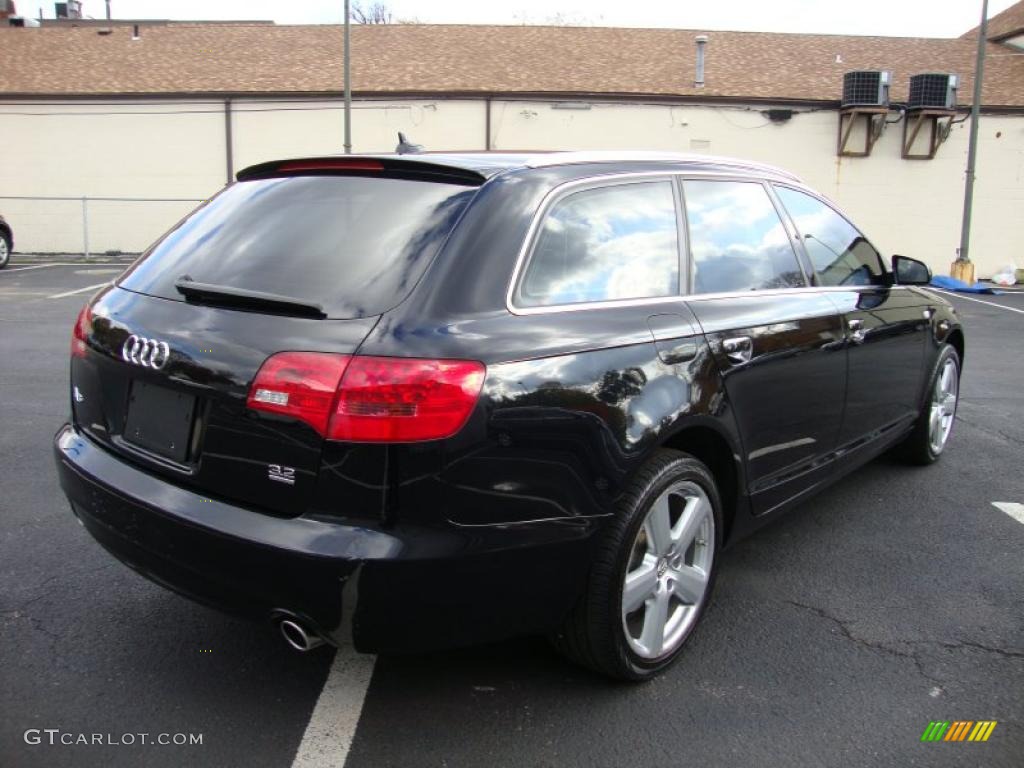 Brilliant Black 2008 Audi A6 3.2 quattro Avant Exterior Photo #39374182