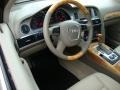 Cardamom Beige Steering Wheel Photo for 2008 Audi A6 #39374230