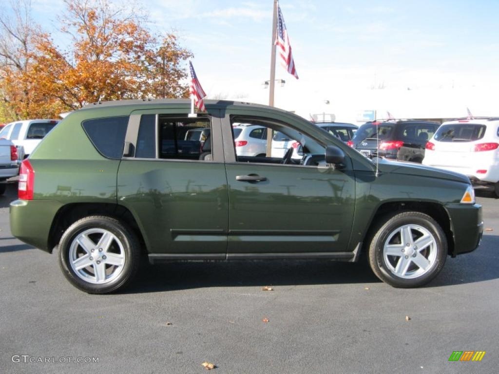 Jeep Green Metallic 2008 Jeep Compass Sport 4x4 Exterior Photo #39374322