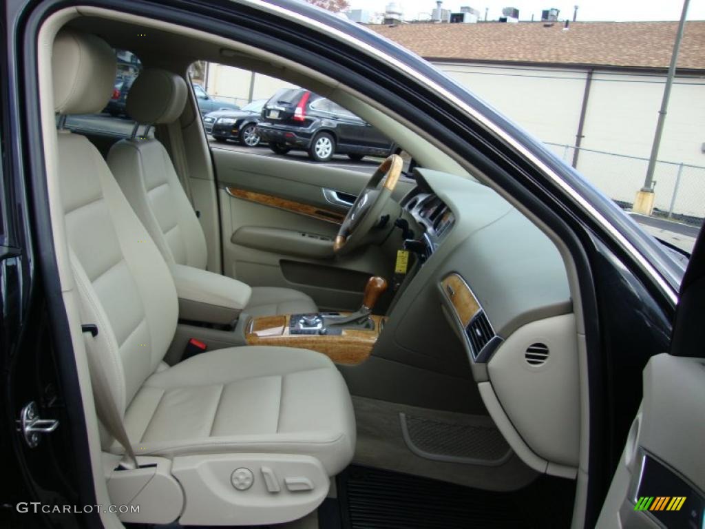 Cardamom Beige Interior 2008 Audi A6 3.2 quattro Avant Photo #39374334