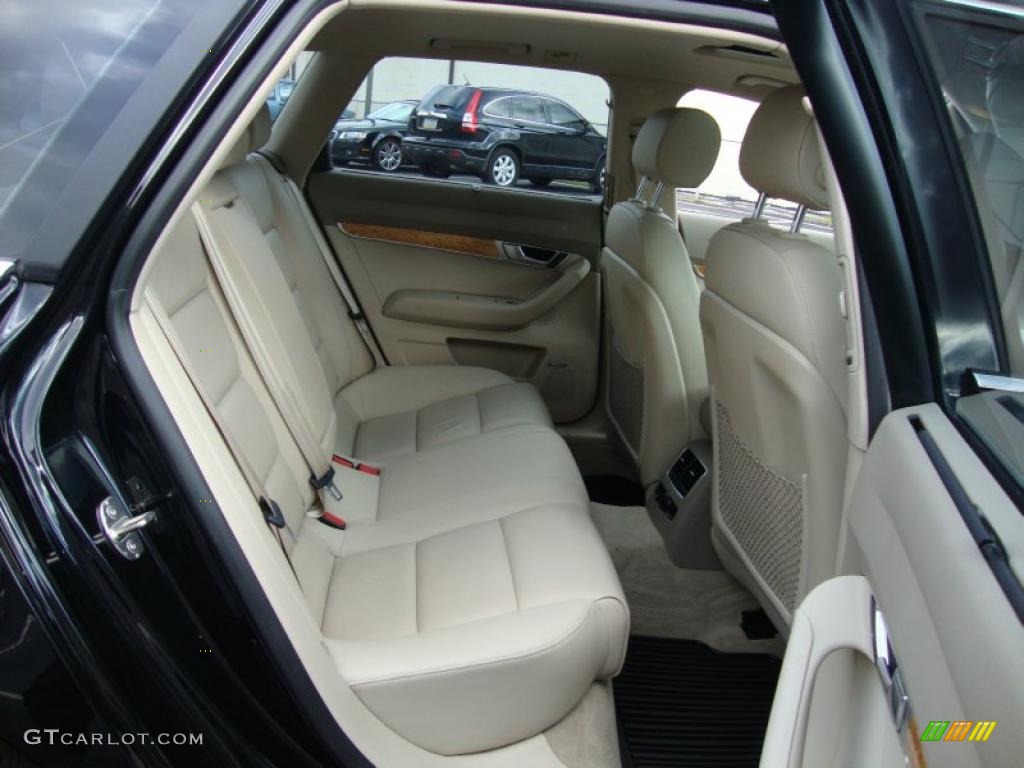 Cardamom Beige Interior 2008 Audi A6 3.2 quattro Avant Photo #39374354
