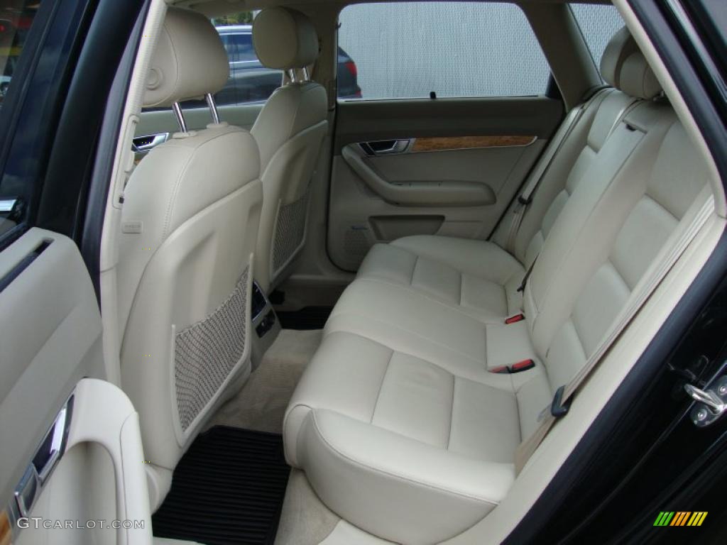 Cardamom Beige Interior 2008 Audi A6 3.2 quattro Avant Photo #39374390