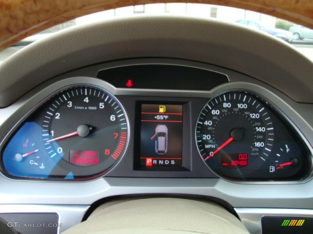 2008 Audi A6 3.2 quattro Avant Gauges Photo #39374614
