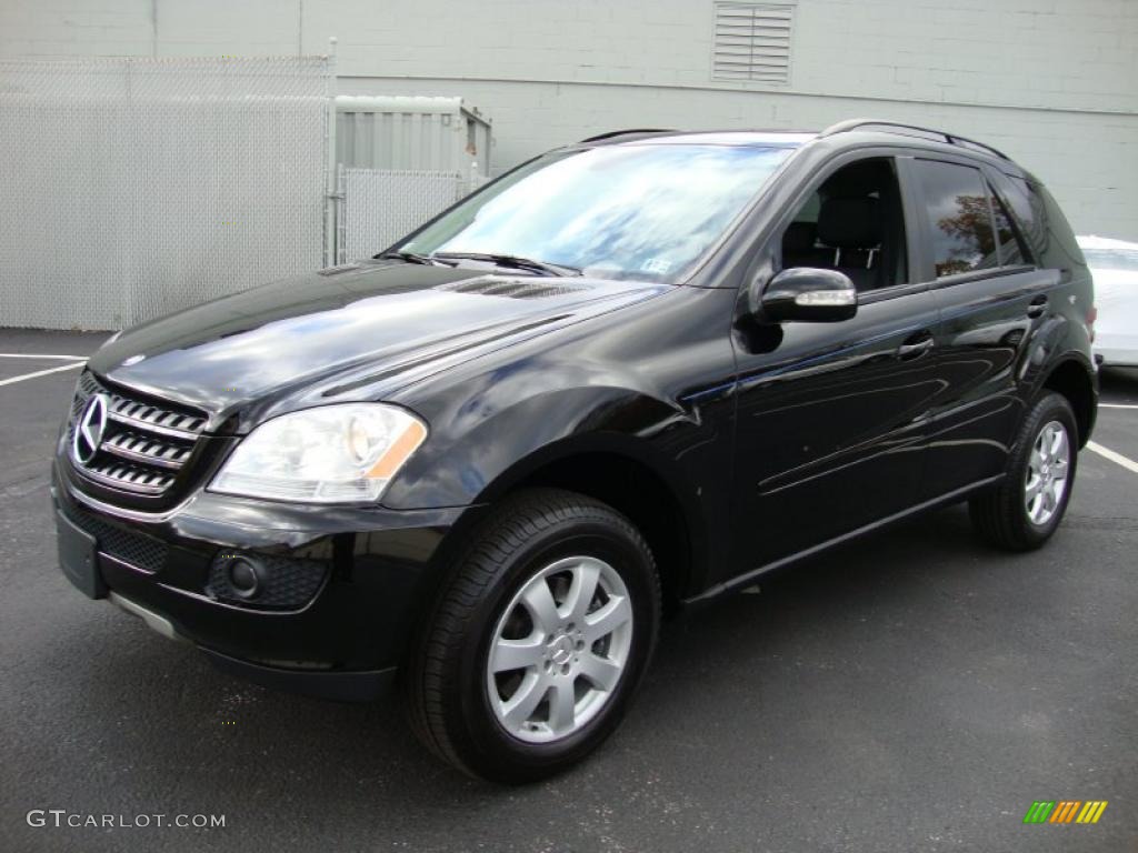 Black 2007 Mercedes-Benz ML 320 CDI 4Matic Exterior Photo #39375262