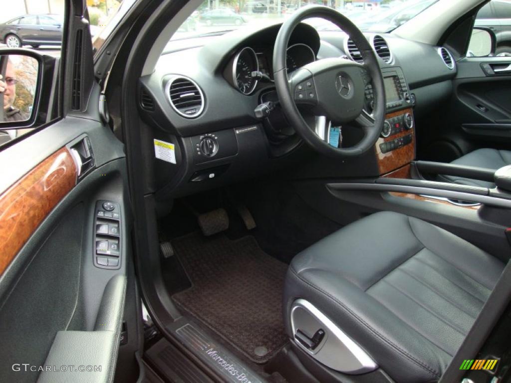 Black Interior 2007 Mercedes-Benz ML 320 CDI 4Matic Photo #39375418
