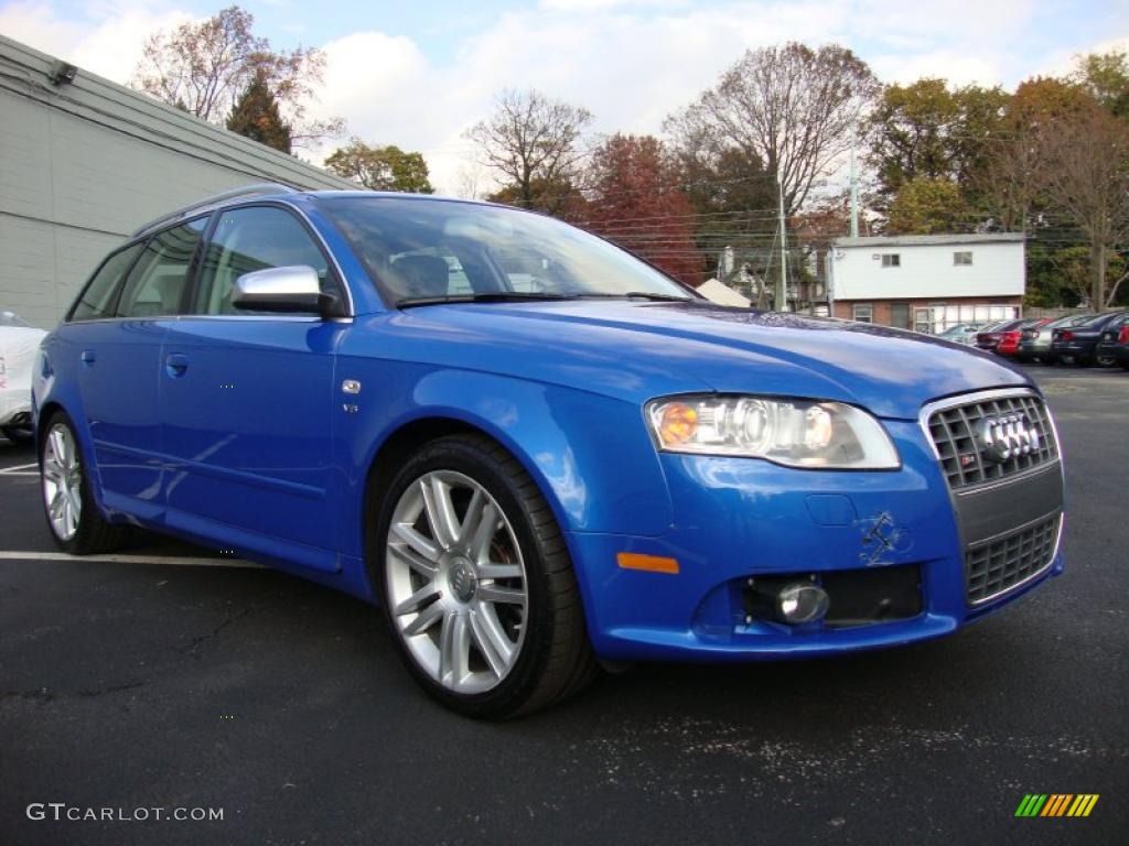 Sprint Blue Pearl Effect 2007 Audi S4 4.2 quattro Avant Exterior Photo #39375942