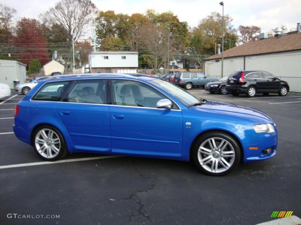 Sprint Blue Pearl Effect 2007 Audi S4 4.2 quattro Avant Exterior Photo #39375958