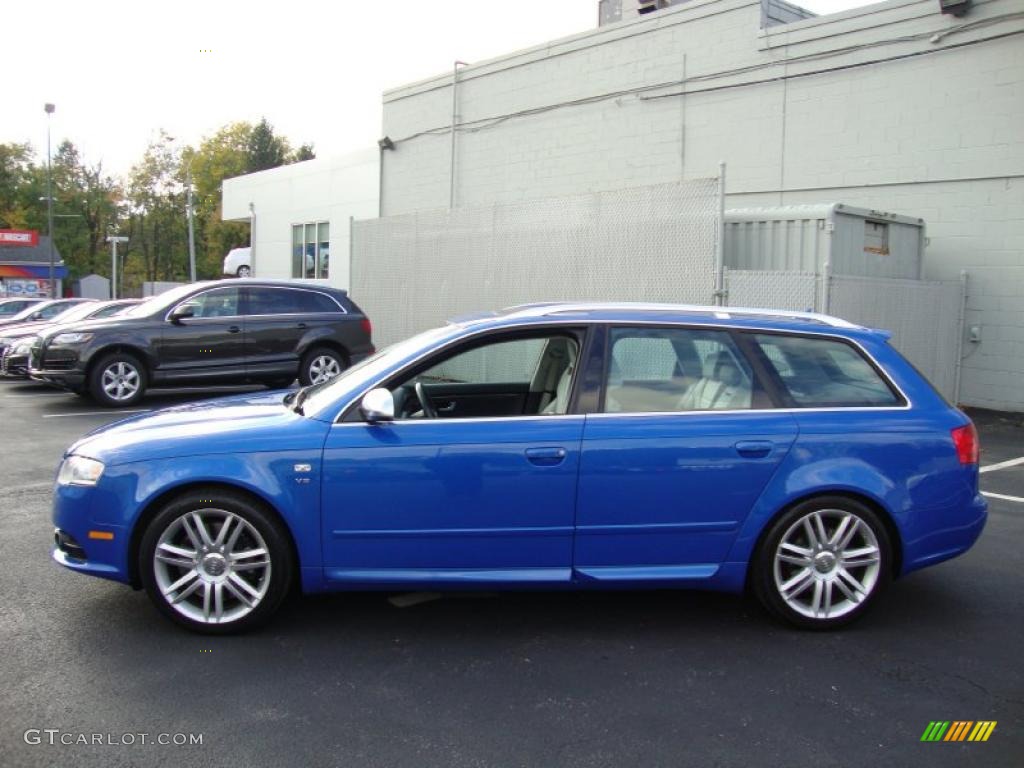 2007 S4 4.2 quattro Avant - Sprint Blue Pearl Effect / Ebony/Silver photo #10