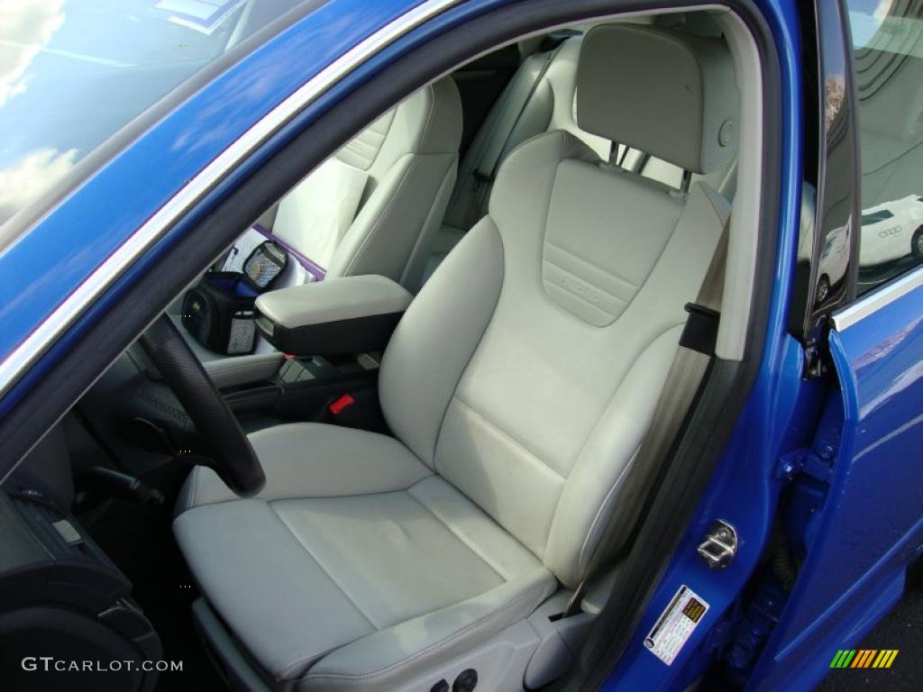 Ebony/Silver Interior 2007 Audi S4 4.2 quattro Avant Photo #39376126