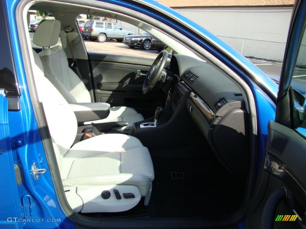 Ebony/Silver Interior 2007 Audi S4 4.2 quattro Avant Photo #39376170