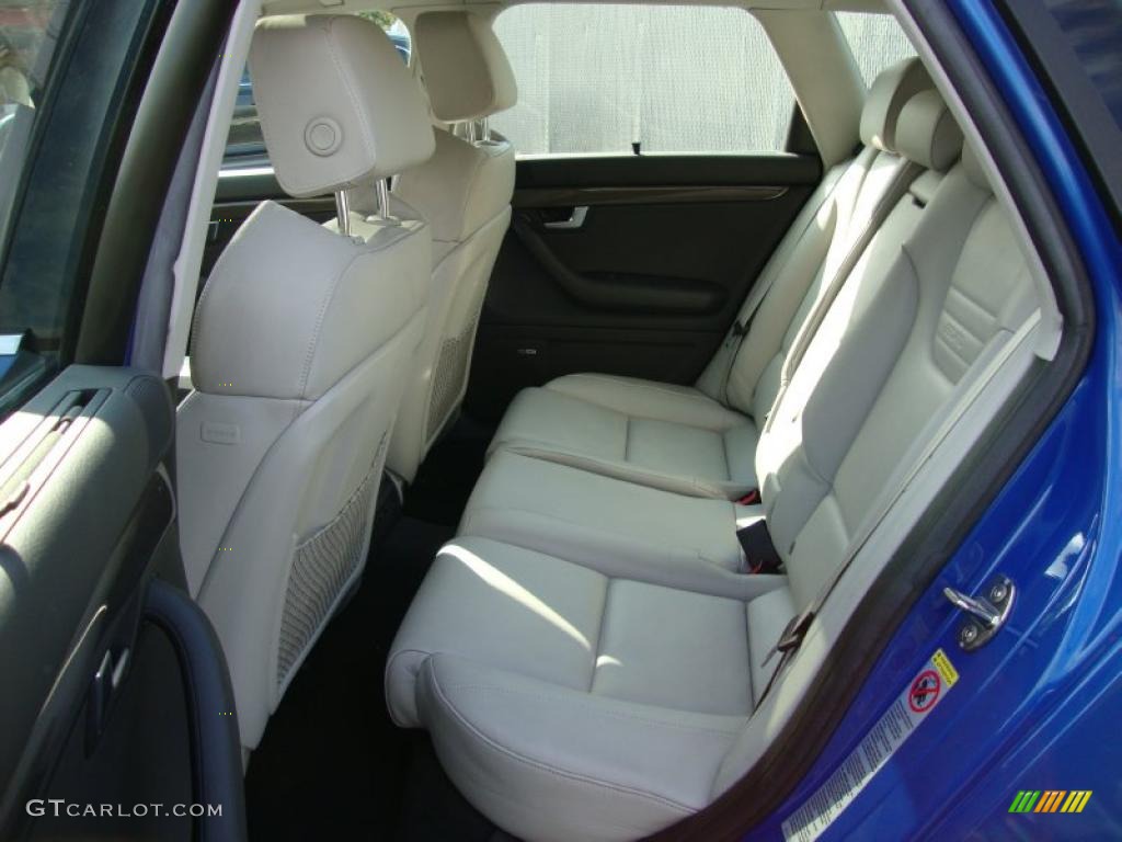 Ebony/Silver Interior 2007 Audi S4 4.2 quattro Avant Photo #39376198