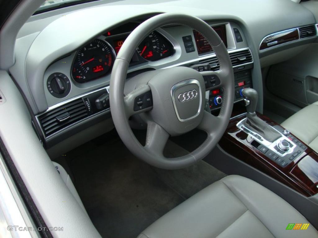 Light Grey Interior 2008 Audi A6 3.2 quattro Sedan Photo #39376678