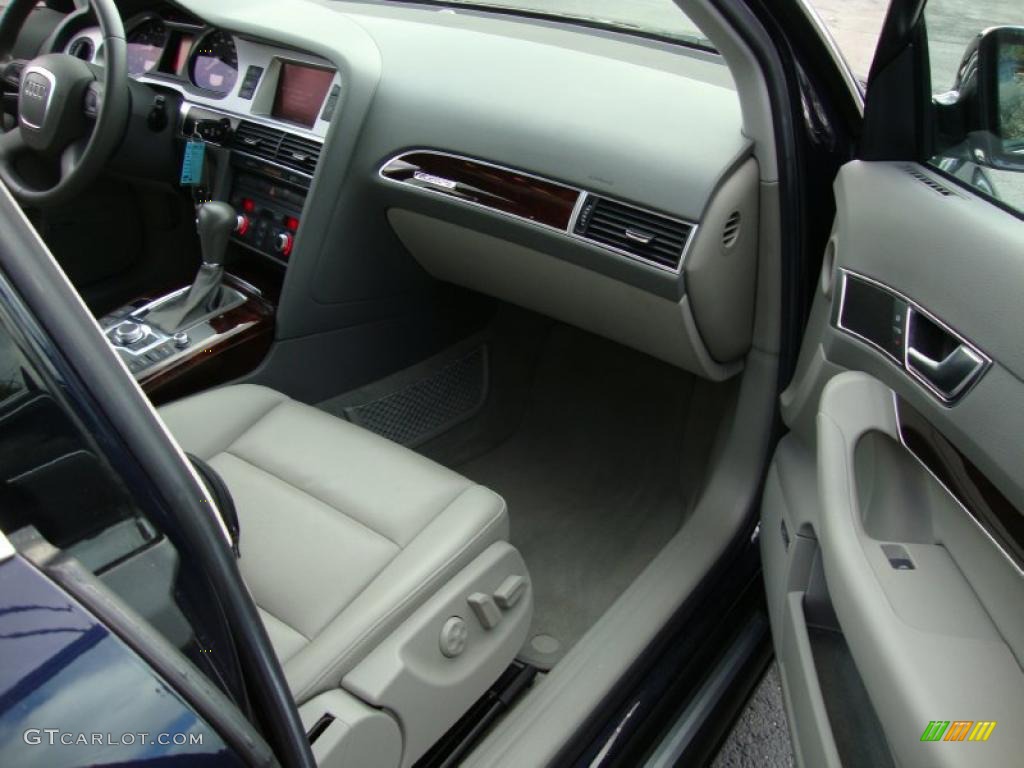 2008 Audi A6 3.2 quattro Sedan Light Grey Dashboard Photo #39376770