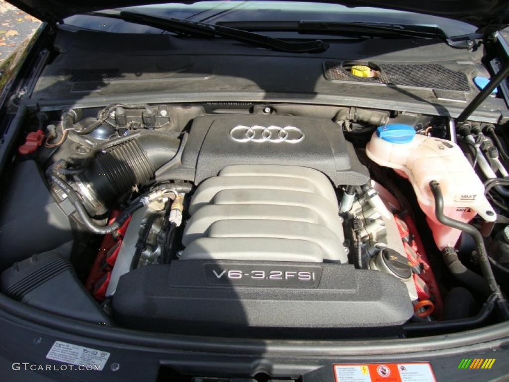 2008 Audi A6 3.2 quattro Sedan 3.2 Liter FSI DOHC 24-Valve VVT V6 Engine Photo #39376918