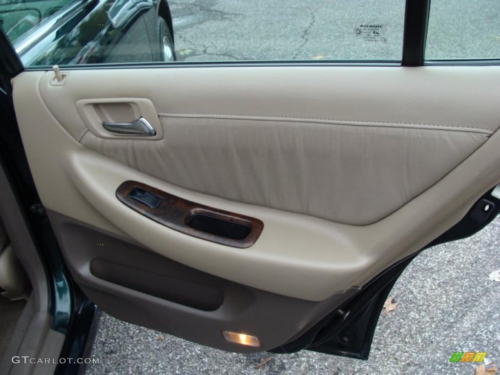 1999 Accord EX V6 Sedan - Dark Emerald Pearl / Ivory photo #25