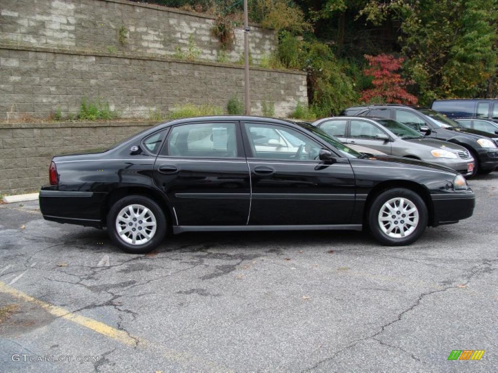Black 2003 Chevrolet Impala Standard Impala Model Exterior Photo #39378134